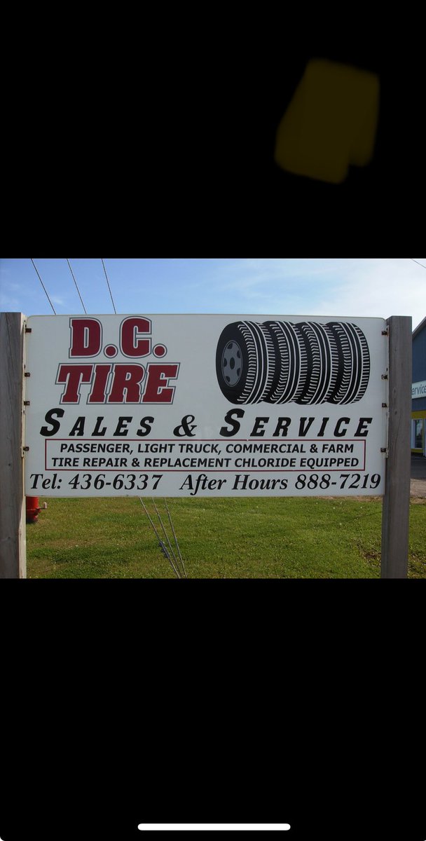 GAMEDAY - must win today. We take on Antigonish in a rematch of the last 2 Don Johnson Cup finals. Gametime is 12 Noon. A win at noon and we stay alive. 
Special thanks to DC Tire in Summerside for the generous support this week. Check them out for all your tire needs.