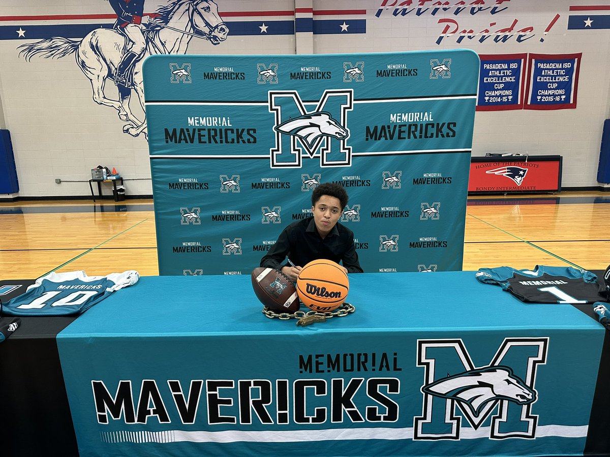 Maverick Football (@pmhsmavfootball) on Twitter photo Signing Day at our feeder school - Bondy Intermediate.
It was a good day to meet these future Mavericks.
#MavPride
<a href="/PasadenaISD_TX/">Pasadena ISD</a>
<a href="/AthleticsPISD/">PasadenaISDAthletics</a>
<a href="/PMHSMavericks/">Pasadena Memorial HS</a>
<a href="/jcrock10/">Jamie Crocker</a> Signing Day at our feeder school - Bondy Intermediate.
It was a good day to meet these future Mavericks.
#MavPride
<a href="/PasadenaISD_TX/">Pasadena ISD</a>
<a href="/AthleticsPISD/">PasadenaISDAthletics</a>
<a href="/PMHSMavericks/">Pasadena Memorial HS</a>
<a href="/jcrock10/">Jamie Crocker</a>