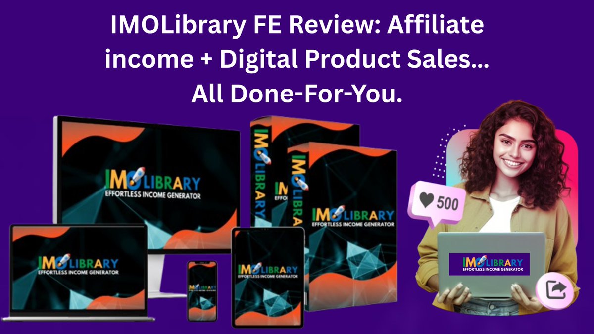 Affiliate marketers: 💡 Why create lead magnets from scratch? IMO Library → 100+ DFY eBooks, checklists, and reports you can brand + use immediately. Build your list &amp; boost conversions today.
👉 rh-review.com/imolibrary-fe-…

#MarketingTools #AffiliateMarketing #PLR #EmailMarketing