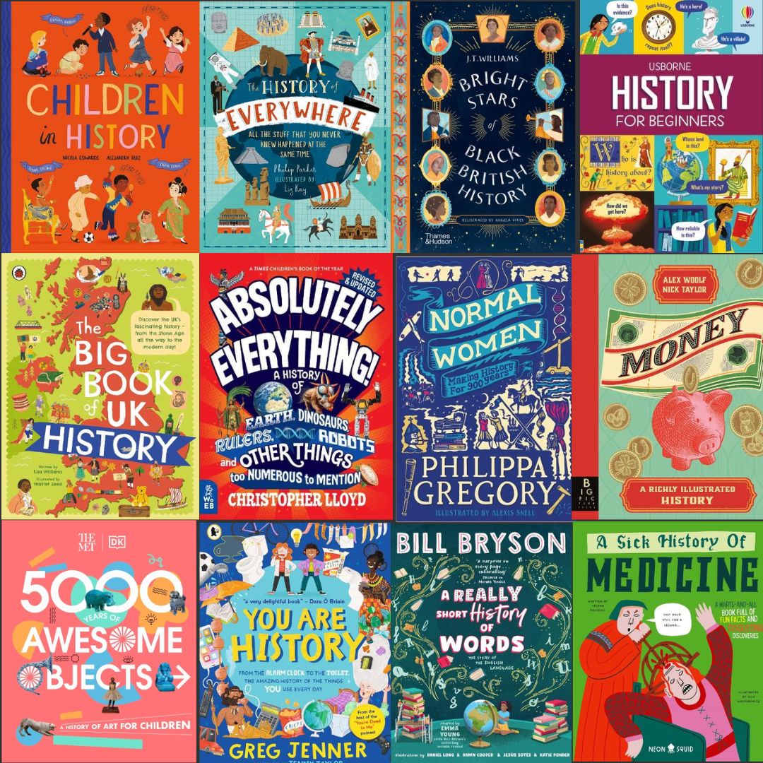 Children's lives, the UK, medicine, money, awesome objects - Are you interested in history? 

Visit your local library to browse or log in to our online catalogue with your library card number to reserve.

bit.ly/3G9FXqY 

#ChildrensBooks #LocalAndCommunityHistoryMonth