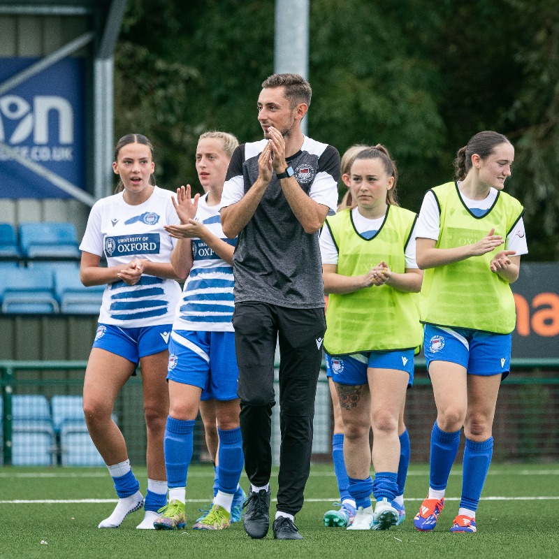 OxCityFC's tweet photo. Oxford City can confirm that Women’s First Team Manager Connor Walton is to step down from his role at the end of the season.

Connor will continue to work with @Velocity_Ox and be part of the club's ambitious plans to expand the women's game.
 
Read more by below.

#OCFC