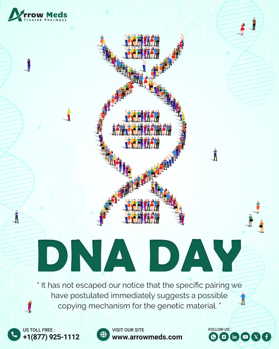 Vidalistaonline's tweet image. Unlock the code of life – celebrate the power of discovery this DNA Day!

#DNAday #GeneticJourney #codeoflife #sciencematters
