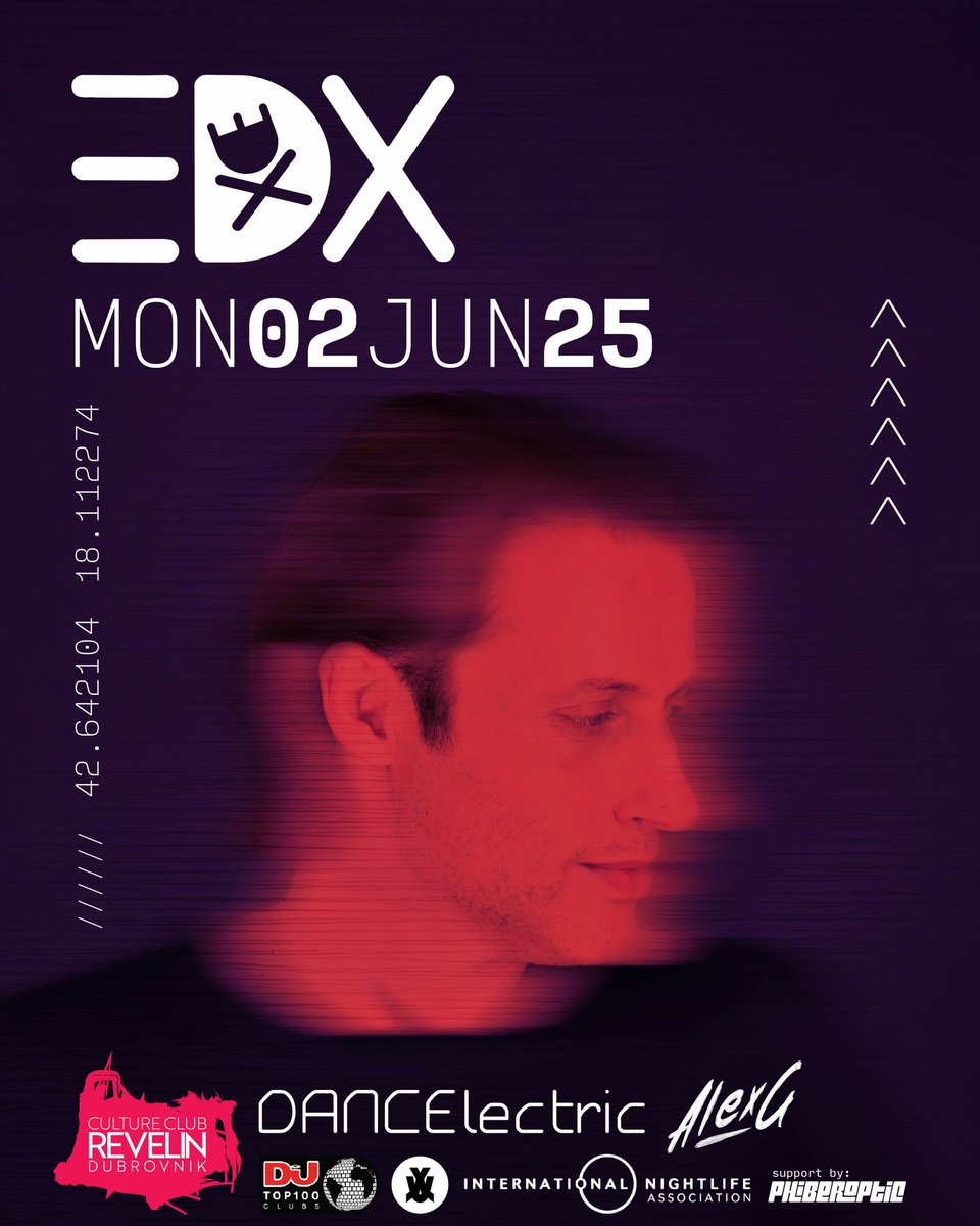 Grammy- Nominated Italian- Swiss DJ, is headed tp Club Revelin this June. Don’t miss out on <a href="/edxMusic/">EDX</a> as he brings the incredible myriad of stellar records with him 💫

Get your PRESALE tickets on our website ✨💫clubrevelin.com/en/events/even…