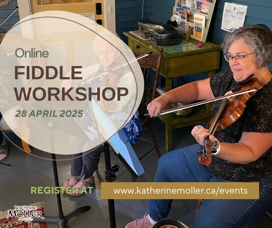KatherineMoller's tweet photo. My online fiddle workshop is happening this coming Monday, April 28th!

We’ll be learning four tunes: 
🎻 Hornpipe – Boys of Blue Hill
🎻 Polka – Egan’s Polka
🎻 Air – Fanny Power
🎻 Reel – The Girl I Left Behind Me

https://t.co/8OAlIZw4xi https://t.co/ApUnxUpiUs
