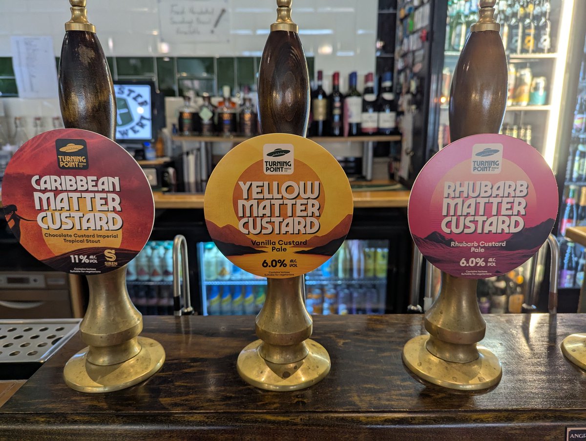 Doncaster Brewery & Tap (also on Bluesky) (@doncastertap) on Twitter photo Today is launch day at 50+ venues including us.
The Custard Sessions 2025. Caribbean Matter, Yellow Matter and Rhubarb Matter Custard.
#custardsessions
<a href="/DoncasterCAMRA/">Doncaster CAMRA</a>
<a href="/TurningPointbco/">Turning Point Brew Co</a>
<a href="/VisitDoncaster/">Visit Doncaster</a> <a href="/DystopianBar/">Dystopia</a> <a href="/CampaignforPubs/">Campaign for Pubs</a> <a href="/MyDoncaster/">City of Doncaster Council</a>
<a href="/CAMRA_Official/">CAMRA</a> Today is launch day at 50+ venues including us.
The Custard Sessions 2025. Caribbean Matter, Yellow Matter and Rhubarb Matter Custard.
#custardsessions
<a href="/DoncasterCAMRA/">Doncaster CAMRA</a>
<a href="/TurningPointbco/">Turning Point Brew Co</a>
<a href="/VisitDoncaster/">Visit Doncaster</a> <a href="/DystopianBar/">Dystopia</a> <a href="/CampaignforPubs/">Campaign for Pubs</a> <a href="/MyDoncaster/">City of Doncaster Council</a>
<a href="/CAMRA_Official/">CAMRA</a>