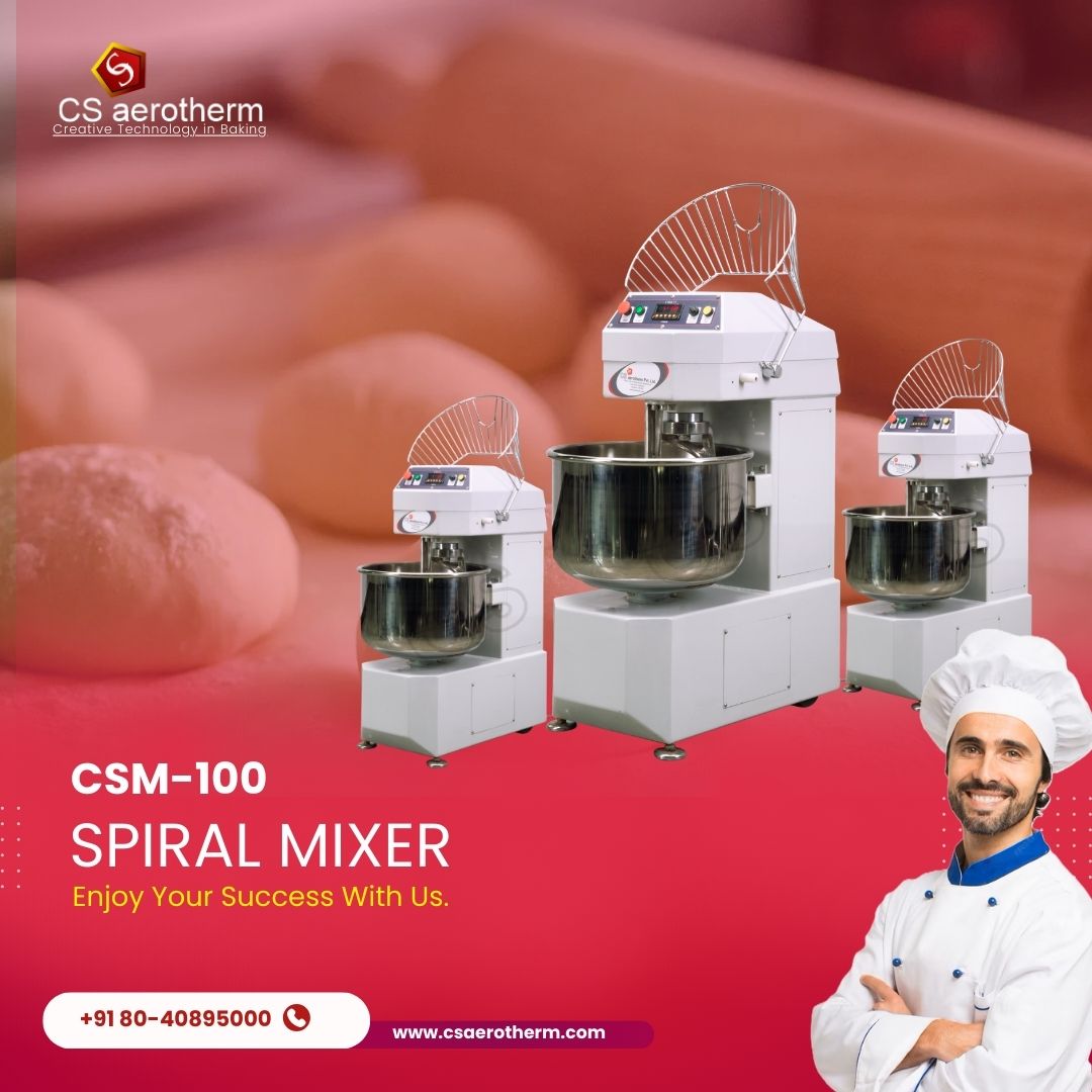 CSAPL1's tweet image. From soft doughs to tight mixes, the CSM-100 delivers every time.
csaerotherm.com
Tel - +918040895000
#BakerySolutions #CSAerotherm #PrecisionBaking #QualityMatters #BakeWithTheBest #IndustrialOvens
#PerfectMixing #SpiralMixer #CSM100 #BakerySolutions #MixItRight