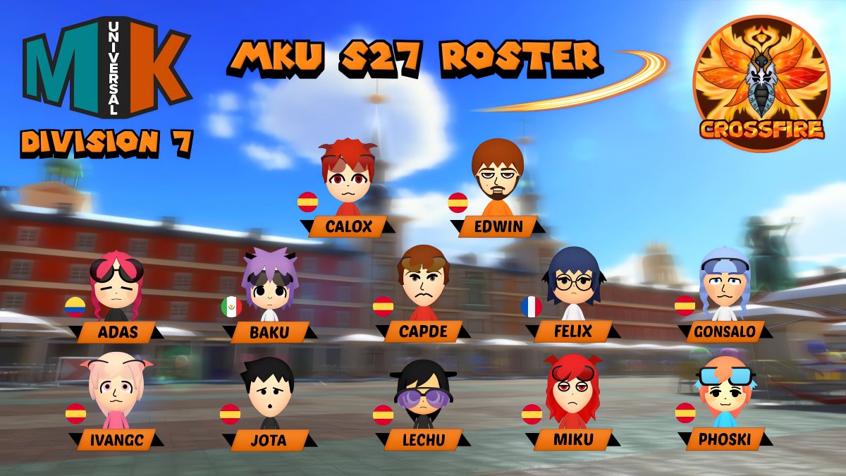 CrossFire_MK's tweet image. ¡¡ROSTERS MKU!!
Mucha suerte a los 2 equipos😎