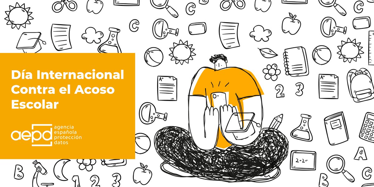 Por el Día Mundial Contra el Acoso Escolar recordamos la importancia de prevenir el acoso digital entre los menores.

👉En esta guía para familiares y profesores encontrarás consejos para ayudarles a ser legales en Internet: tudecideseninternet.es/guias/ensenale…