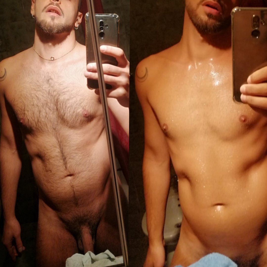 Ros9120's tweet photo. How do you prefer?                        With hair ❤️ like                        Without hair 🔄 re-tweet.                   I want your opinion, let's go! https://t.co/OxIlVSc4Gf