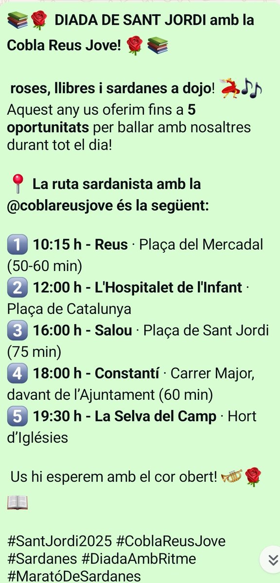 EduardSendra's tweet photo. @sommiatruitess @PattAgudo29 Som Sardana https://t.co/SckpcEabUN tot Catalunya va publicar desenes de posts amb les agentes. Reus Cultura I el Patronat Sardanista de Reus també 
https://t.co/4E6gYC469y

https://t.co/rlvBd9QN0H https://t.co/dV3oir696q