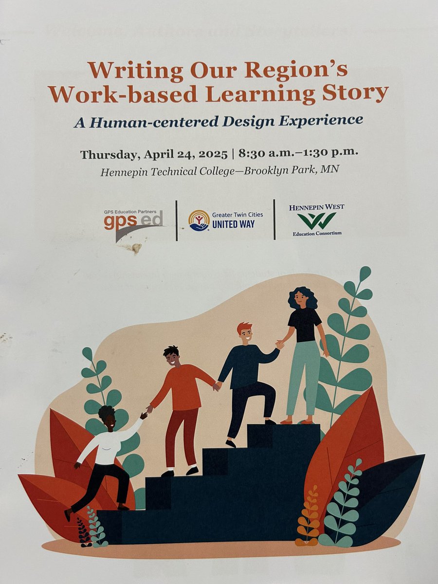 I took students to the Human-centered Design Conference around work-based learning programing where we joined  parents, business, and other community members. Also note how cool they look in their RPathways tshirts. We definitely leveled up Rdale <a href="/ISD281/">Robbinsdale Area Schools</a> <a href="/falcon_apa/">Armstrong Parent Association</a>