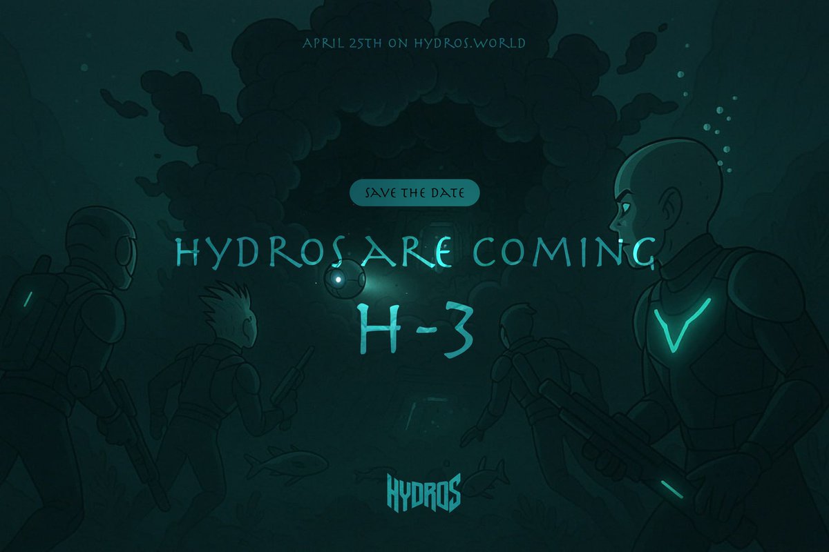 Hydros Assemble!

⏱️ H-3
🔗 hydros.world/mint