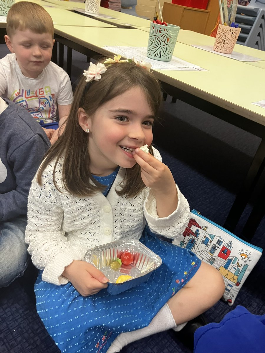 Multicultural day been a huge hit in Year 1 this morning. So far we have flown to Greece to learn a Greek dance and taste Greek salad and then flown to Madagascar to learn and their animals and try some Madagascan fruit.