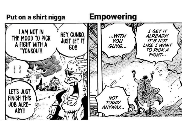 808sAndHrtbreak's tweet photo. #ONEPIECE1147
Admiral fans are the biggest hypocrites LMAO https://t.co/IRASvzqwnv