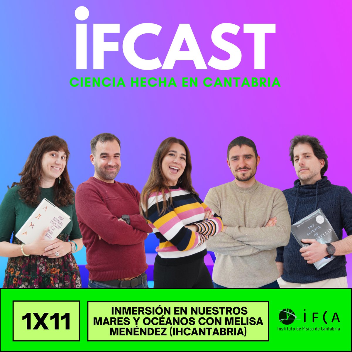 IFCA (@ifca_csic_uc) on Twitter photo 🟢🟣Nuevo episodio IFCAst:
🤿Inmersión en nuestros mares y océanos con Melisa Menéndez García (<a href="/IHCantabria/">IHCantabria</a>)
🎤Y las secciones habituales de cine, etimología y tecnología.
Escúchalo en:
🟣go.ivoox.com/rf/145577719
🟢open.spotify.com/episode/5mQsaN… 🟢🟣Nuevo episodio IFCAst:
🤿Inmersión en nuestros mares y océanos con Melisa Menéndez García (<a href="/IHCantabria/">IHCantabria</a>)
🎤Y las secciones habituales de cine, etimología y tecnología.
Escúchalo en:
🟣go.ivoox.com/rf/145577719
🟢open.spotify.com/episode/5mQsaN…