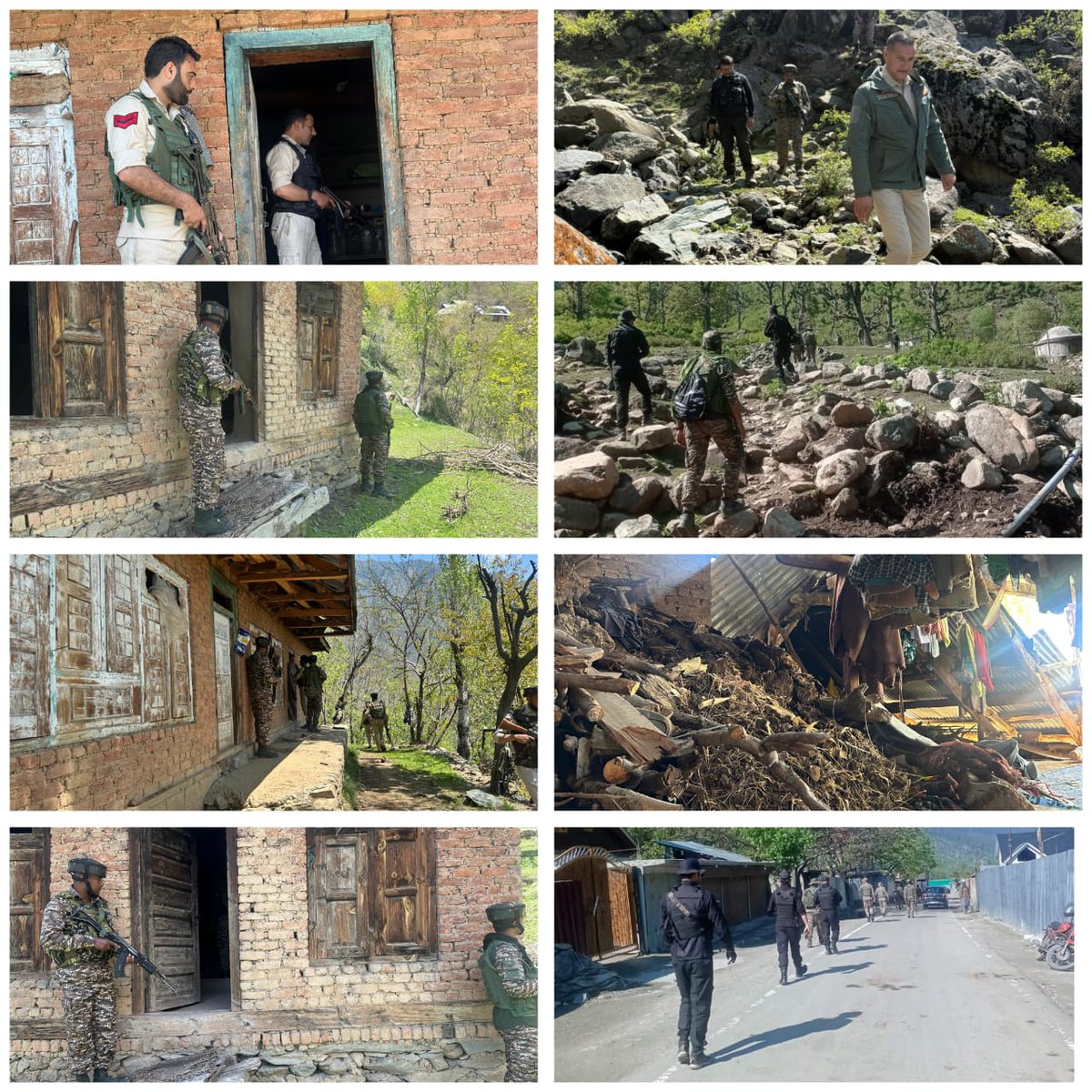 In view of prevailing scenario so as to liquidate the threat perceptions, Ganderbal Police alongwith Army, Para, CRPF and SSB started combing operations especially in those areas where ANEs can possibly take refuge or had connection with the OGWs and other supporters.