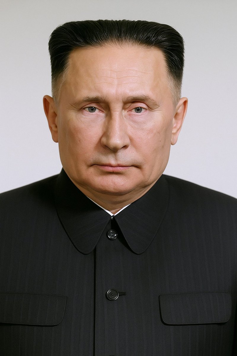 fixgg47515's tweet photo. Vladimir Jong Un https://t.co/FbyRYKGQiH