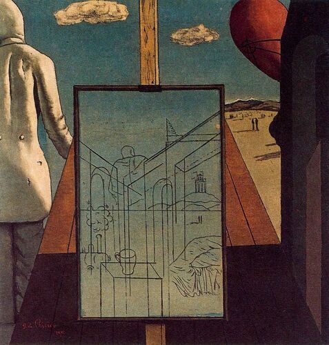 The Double Dream of Spring #artbots #dechirico