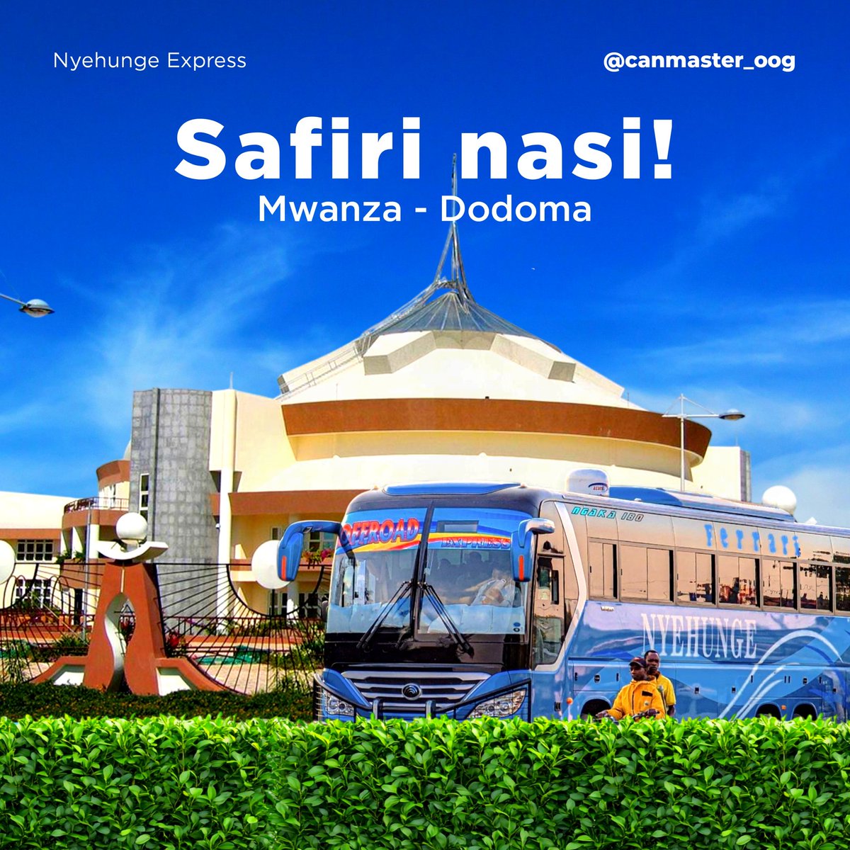 Canmaster_Oog's tweet photo. Twende Bungeni na #NyehungeExpress
#GraphicsZaMabasi
#CanmasterDesigns
Kwa kazi za graphic, karibu tufanye kazi. Muda ni 24/6. https://t.co/3Tu7peUGOT