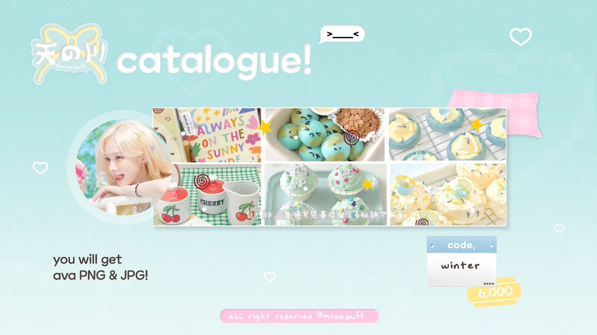 miwapuff's tweet image. help repost? thank you! 🍨💅🏻

halo! aku datang membawa 8 layout winter dan ningning terbaru. pricinya sudah tertera di pict yaa. dapat ava png + jpg jugaa. tapi nda bisa retext yaa by. skuy zazank 😍🚗💕

#zonauang