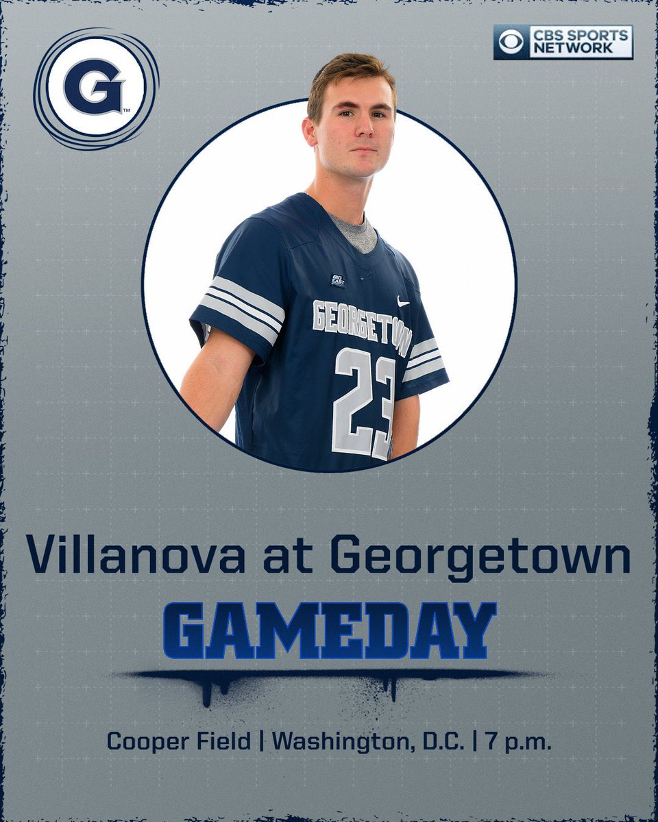 Georgetown MLacrosse (@hoyasmlacrosse) on Twitter photo Friday Night Lights β¦ with the top seed for the <a href="/BIGEAST/">BIG EAST Conference</a> on the line.
π No. 19 Villanova
β° 7 p.m.
π Cooper Field (Washington, D.C.)
π statb.us/b/562717
πΊ <a href="/CBSSportsNet/">CBS Sports Network</a>
#HoyaSaxa | #GATA Friday Night Lights β¦ with the top seed for the <a href="/BIGEAST/">BIG EAST Conference</a> on the line.
π No. 19 Villanova
β° 7 p.m.
π Cooper Field (Washington, D.C.)
π statb.us/b/562717
πΊ <a href="/CBSSportsNet/">CBS Sports Network</a>
#HoyaSaxa | #GATA