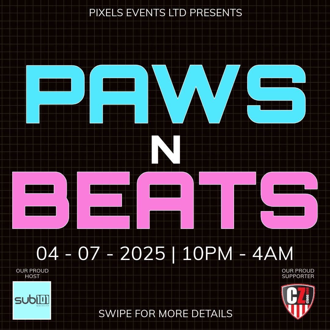 Paws N Beats Flyer