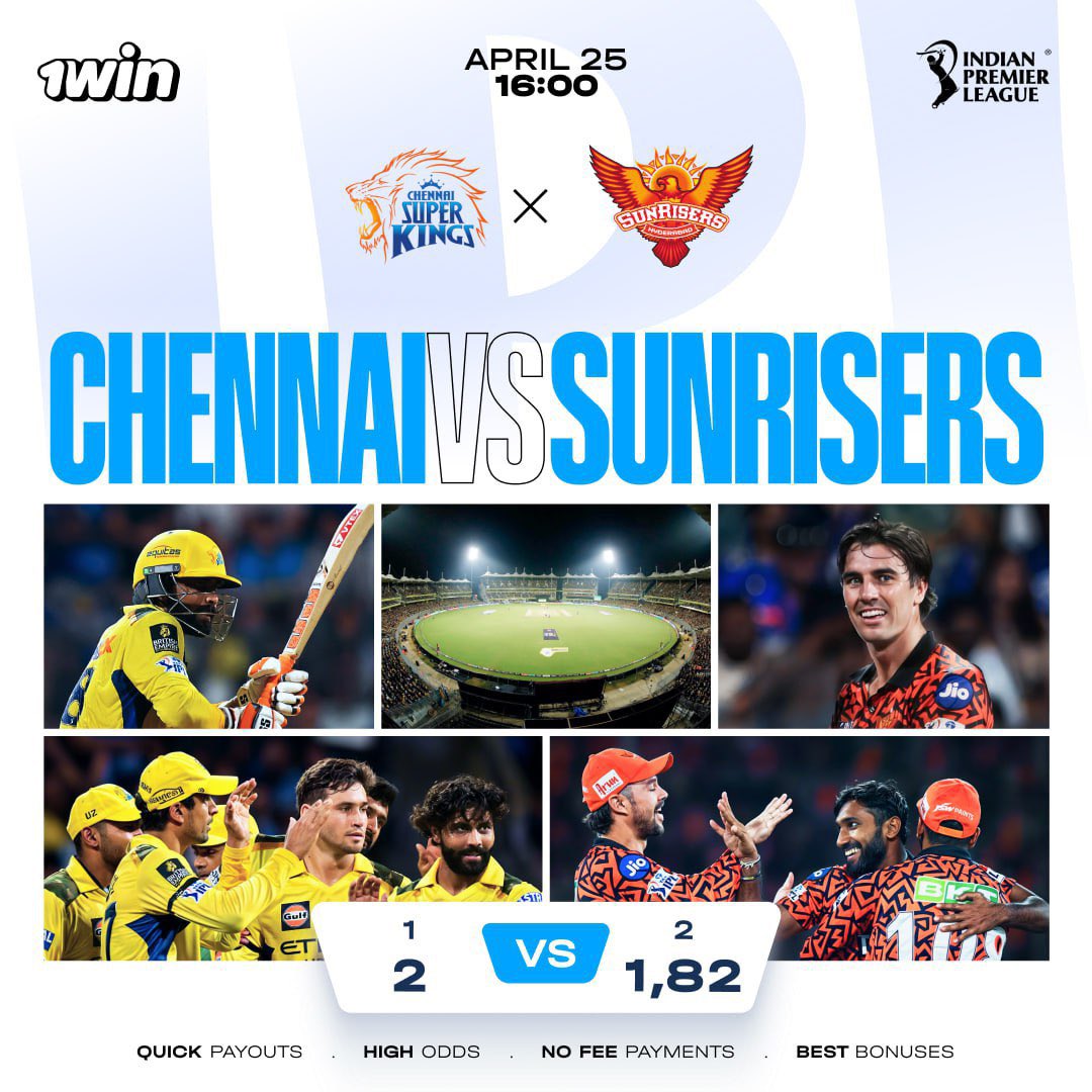 This isn’t just a game — it’s a fight for survival in the IPL 🔥

Chennai, 5-time champions, are always chasing the top spot — but now they’ve got something to prove.

Sunrisers, last season’s fan favorites, are ready to bounce back and make a title run.

🎰 Play Now :