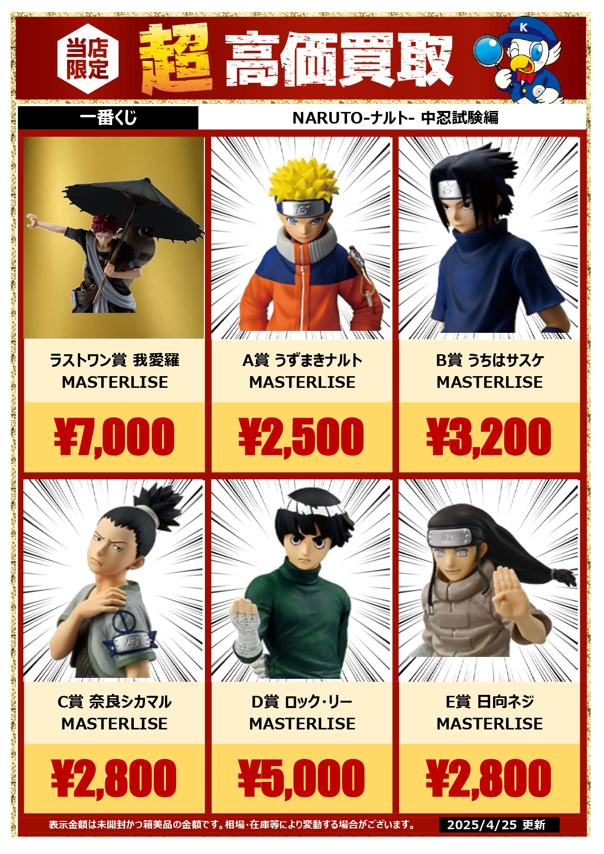 限定品　シカマル　シカダイ　まとめ売り　NARUTO展 一番くじ　バラエティ 638820250525103_1_600x600_crop