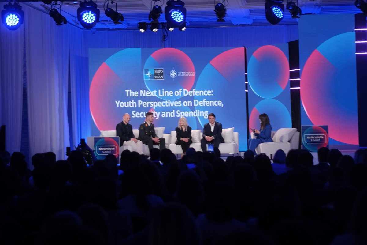 GermanyNATO's tweet image. #NATO Deputy Secretary General @Sekerinska at the #NATOYouthSummit today: “We need to get the Alliance to be stronger, fairer and more lethal.” Thanks to Leo Simon, President of the Youth Atlantic Treaty Association Germany, for the photos from this important event!