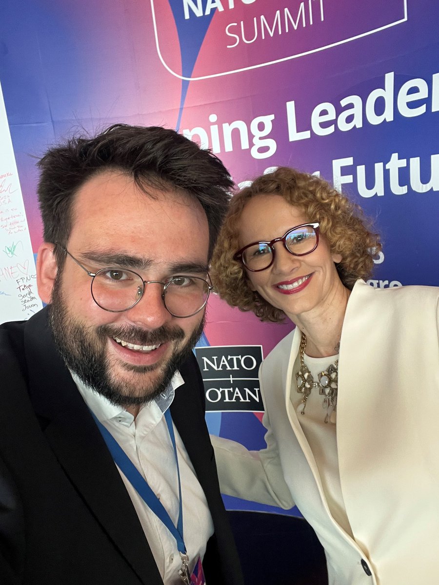 GermanyNATO's tweet image. #NATO Deputy Secretary General @Sekerinska at the #NATOYouthSummit today: “We need to get the Alliance to be stronger, fairer and more lethal.” Thanks to Leo Simon, President of the Youth Atlantic Treaty Association Germany, for the photos from this important event!