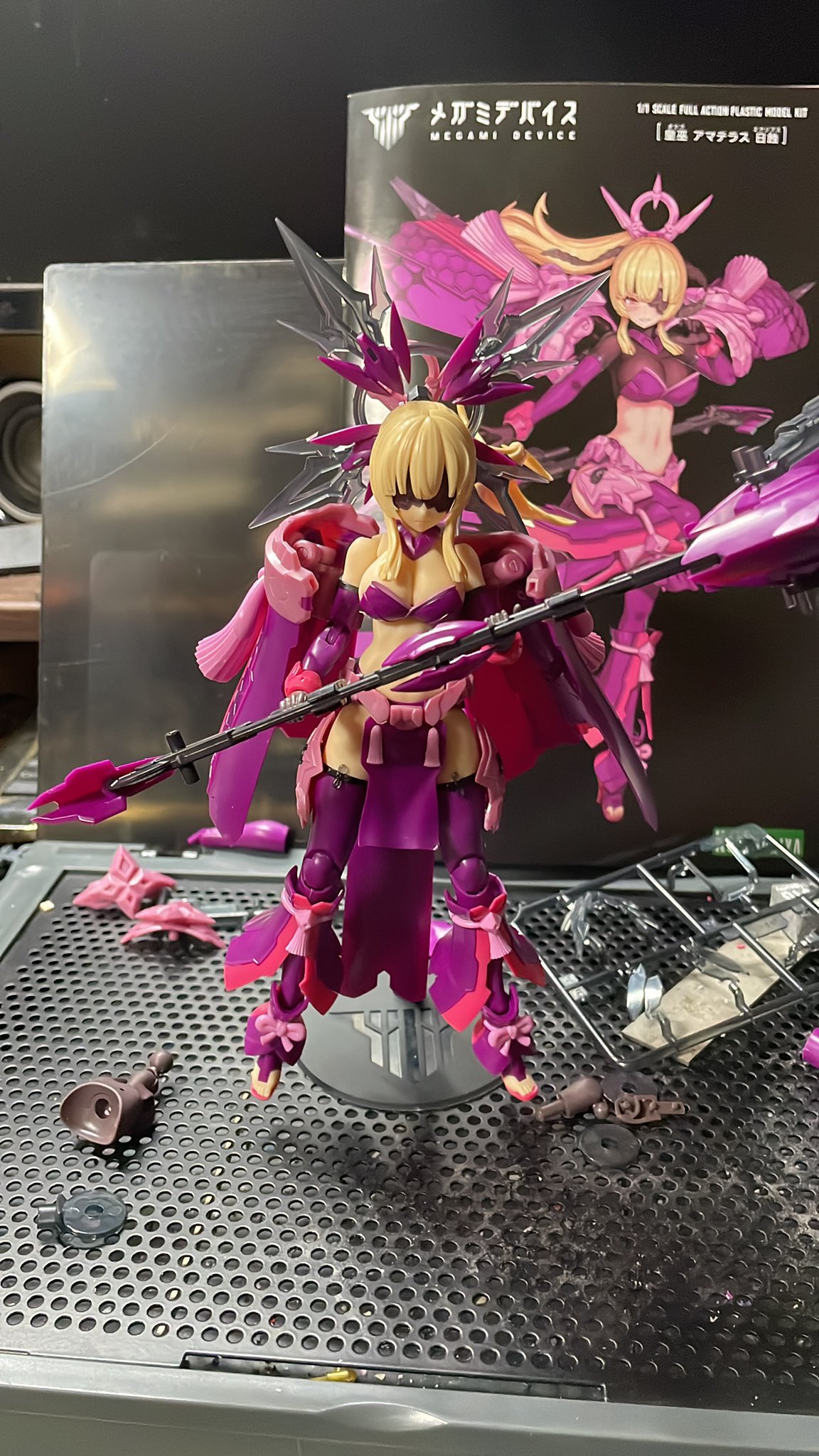 メガミデバイス　アマテラス日蝕＆レガリア　特典付＆改造ボディーパーツ メガミデバイス アマテラス日蝕＆レガリア 特典付＆改造ボディー