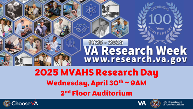 Miami VA (@miamivamc) on Twitter photo Join us April 30th for VA Research Week in the 2nd floor Auditorium at 9am-12:15pm. Join us April 30th for VA Research Week in the 2nd floor Auditorium at 9am-12:15pm.