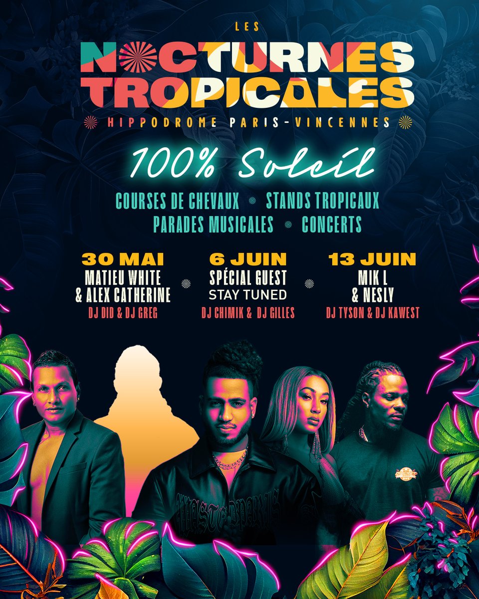 🎟 La billetterie des 𝗡𝗼𝗰𝘁𝘂𝗿𝗻𝗲𝘀 𝗧𝗿𝗼𝗽𝗶𝗰𝗮𝗹𝗲𝘀 est ouverte : bit.ly/4jA8zxK