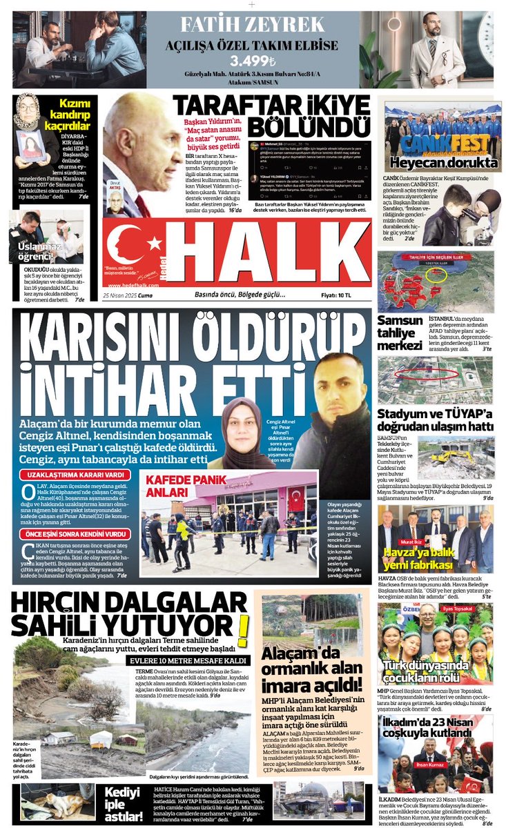 Bugün ⁦<a href="/HedefHALK/">Halk Gazetesi</a>⁩