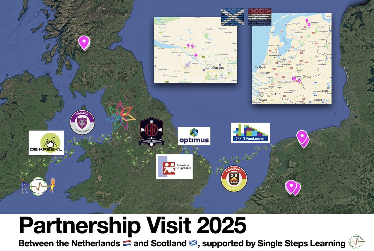 SingleStepsBlog's tweet image. We’ve arrived in Scotland and we’re ready to welcome our Dutch colleagues and friends! 👏👏
A big thank you to all involved…it’s going to be a great few days. 🤩
@CarleithPSELCC Goldenhill PS @OHRPrimary
#community #learningtogether #designingforlearning