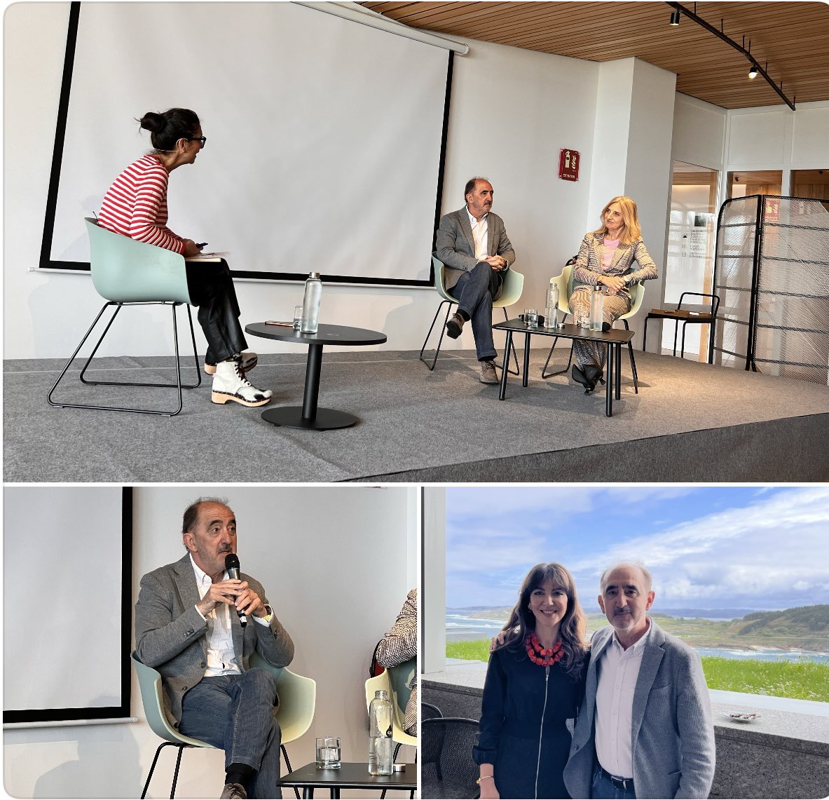 Concepción Campos (@mccamposacunha) on Twitter photo Qué lujo escuchar a <a href="/daniInnerarity/">Daniel Innerarity @daniel-innerarity.blsky.social</a> en la XIV Reunión Anual del <a href="/ForoEcoGalicia/">Foro Económico de Galicia</a> con una gran experta en #IA cómo <a href="/AmparoAlonsoB/">Amparo Alonso</a> y con la moderación de <a href="/ftabara/">Fernanda Tabarés</a>: Acabará la #IA con la #democracia?
Encantada de charlar con él en un entorno excepcional como el parador de Muxía! Qué lujo escuchar a <a href="/daniInnerarity/">Daniel Innerarity @daniel-innerarity.blsky.social</a> en la XIV Reunión Anual del <a href="/ForoEcoGalicia/">Foro Económico de Galicia</a> con una gran experta en #IA cómo <a href="/AmparoAlonsoB/">Amparo Alonso</a> y con la moderación de <a href="/ftabara/">Fernanda Tabarés</a>: Acabará la #IA con la #democracia?
Encantada de charlar con él en un entorno excepcional como el parador de Muxía!