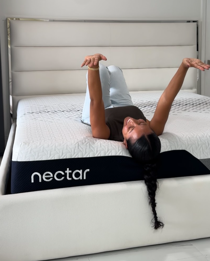 nectarsleep's tweet photo. Living my best comfy life on the Nectar Mattress! 🛏️✨ There’s nothing like sinking into pure comfort after a long day. 💙 Ready to upgrade your rest?
#NectarSleep #SleepInLuxury #DreamyComfort #BestSleepEver
#SleepBetterWithNectar
#Nectar #ILoveMyNectar #DreamBedroom #mattressshopping #mattressinabox #mattresses #mattress #home #bedroommakeover #bedroom #bestmattress #bestbeds #sleep #comfortablebed #sleeponit #bettersleep #bettersleepbetteryou #sleeptips #sleepbetter #sleepproblems #sleepsupport #stillinbed #sleepwellness #goodnight #goodnighteveryone