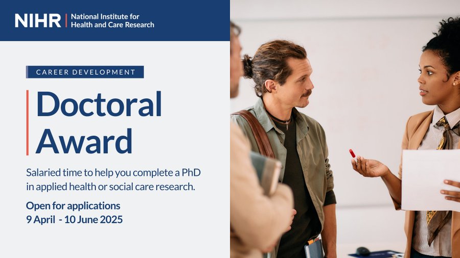 "Don’t leave it to the last minute. The strongest applications are developed over time, with input and feedback from others."

Professor Judith Rankin, Chair of the NIHR Doctoral Award funding committee, shares common threads in many of the best Doctoral Award applications.
