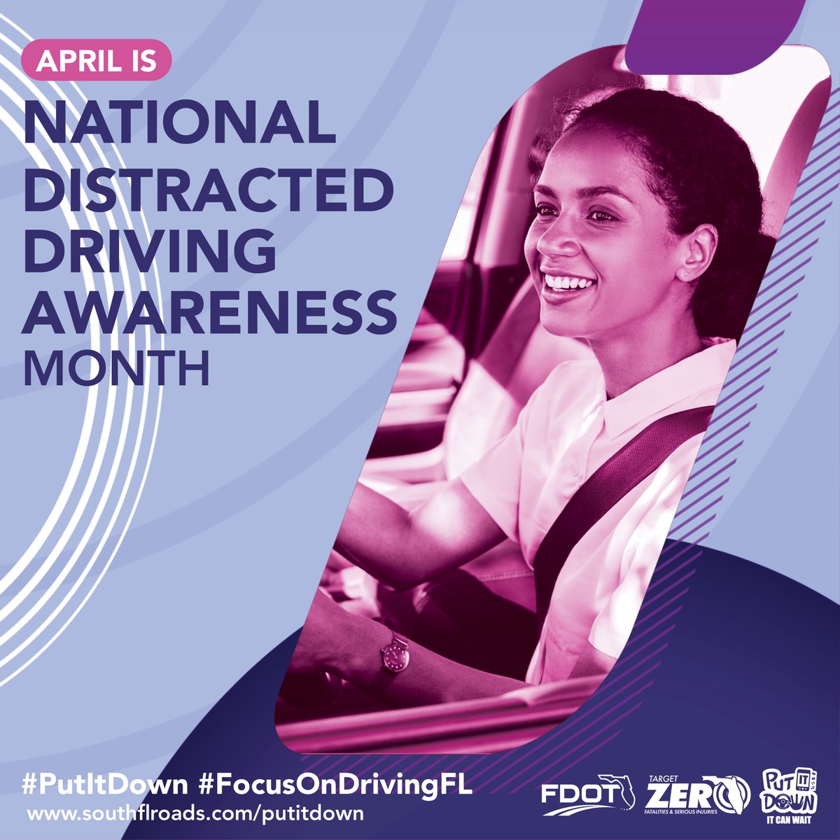 Let’s commit to no distractions behind the wheel this month and always. Safety starts with you!
#Putitdown #letsgeteveryonehome