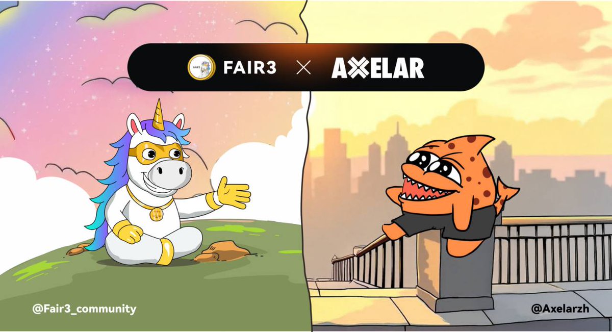 We’re excited to introduce our friends-<a href="/Axelarzh/">Axelar 中文</a>.

In a cross-chain world still under construction, Axelar is quietly doing the hard and important work—building real connections step by step.
Not chasing hype. Not selling dreams. Just solving the real challenges of