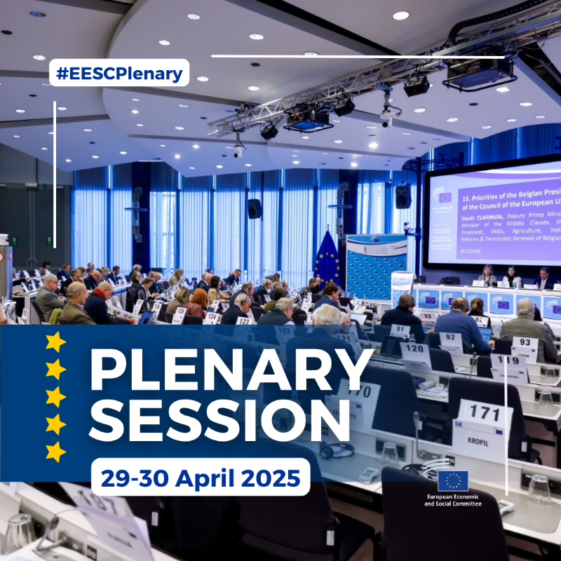 EU_EESC's tweet image. The wait is almost over, the #EESCPlenary kicks off tomorrow.

Join us for two days of vital debates on:
📜 EU foreign and cohesion policies;
⚖️ Democracy &amp;amp; digitalisation;
💬 #SingleMarket, fossil fuels &amp;amp; the #CostOfLiving.

Don’t miss it → europa.eu/!GVtdXY