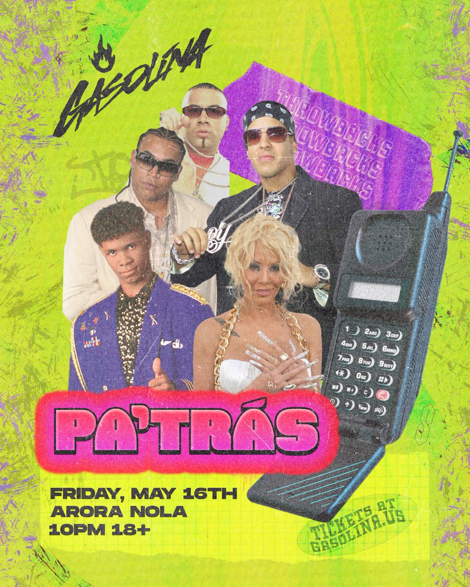 TRANSMISSION: LIVE

PA’TRAS: A PARTY FEATURING THE BEST 90S AND 00S LATIN MUSIC FROM ARTISTS SUCH AS PLAN B, DADDY YANKEE, DON OMAR, IVY QUEEN, Y MAS.

FRI 05.16 | 18+
POWERED BY FUNKTION-ONE SOUND.
TIX &gt;&gt; seetickets.us/patras516