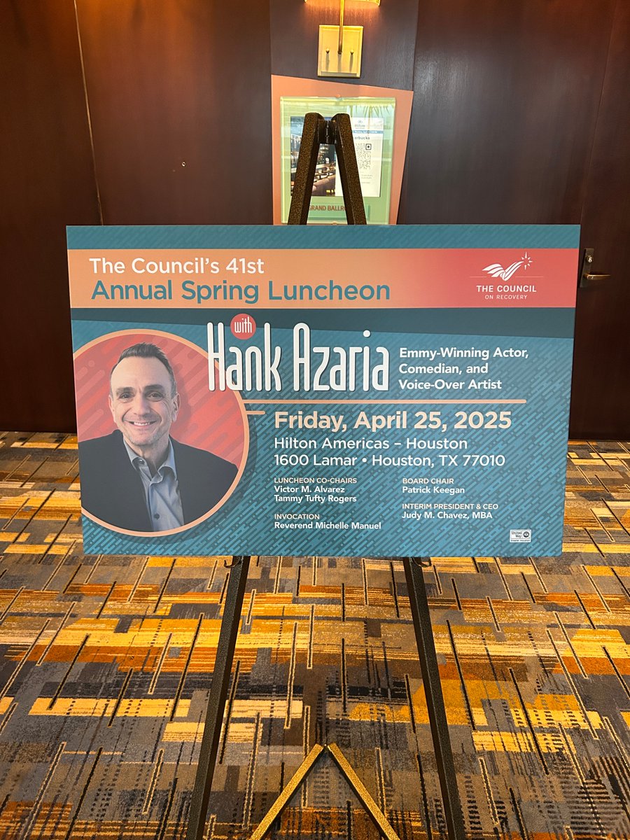 Today is the day! See you in the Grand Ballroom at Hilton Americas - Houston. Check-in begins at 11:15am.