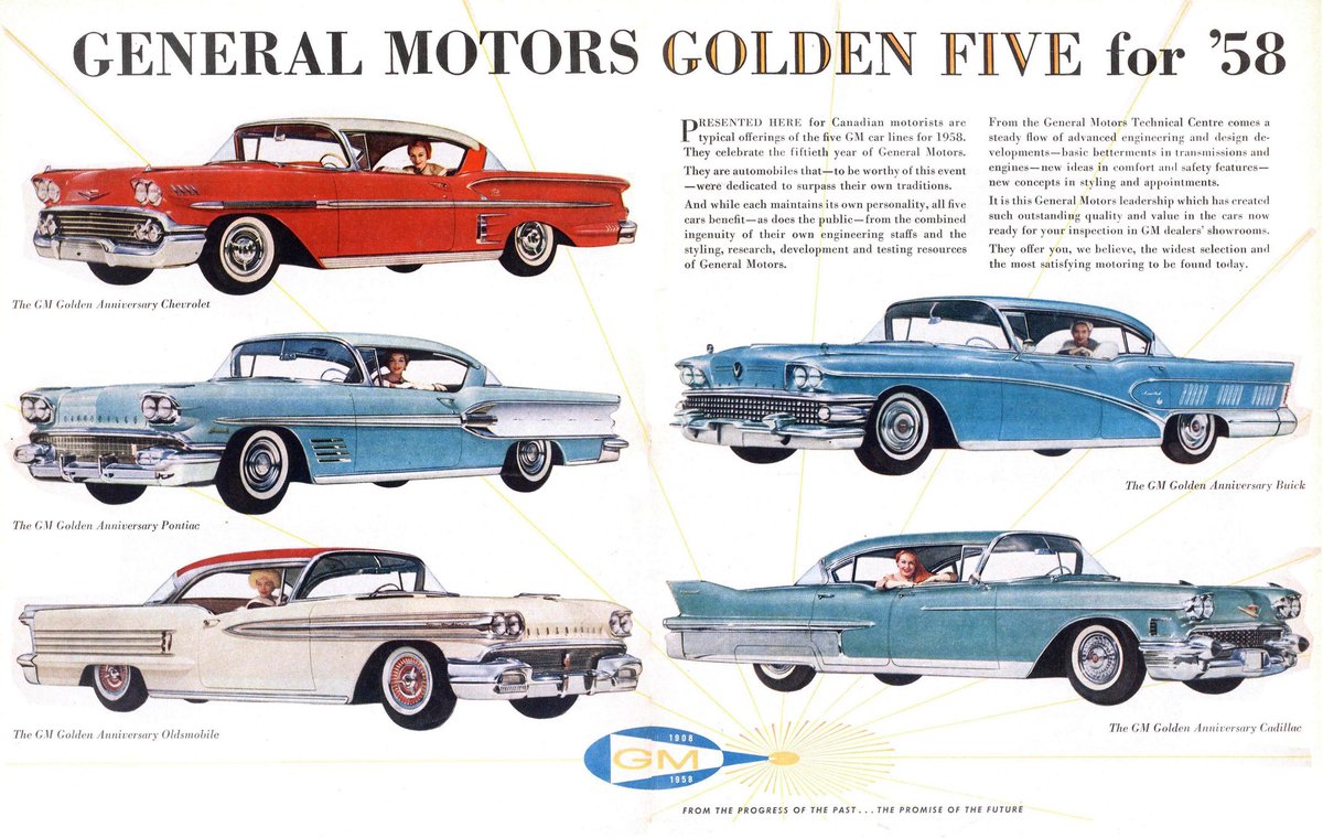 rocket371olds's tweet photo. 何度見ても個人的アメ車最高傑作は58年式のGMフルサイズだと思ってる https://t.co/5izeOjOhAA