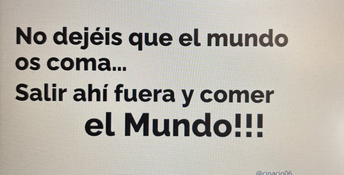 ✨Hoy en la clase de #Marcapersonal, <a href="/cinacio06/">Cláudio Inácio</a> nos ha dado tips por un tubo y sobre todo, motivación!

➡️ Lo difícil no es hablar de “lo tuyo”, si no descubrir qué es “lo tuyo”

<a href="/aulaCM/">Aula CM - Escuela de Comunicación y Marketing</a> #marketingdigital #communitymanager