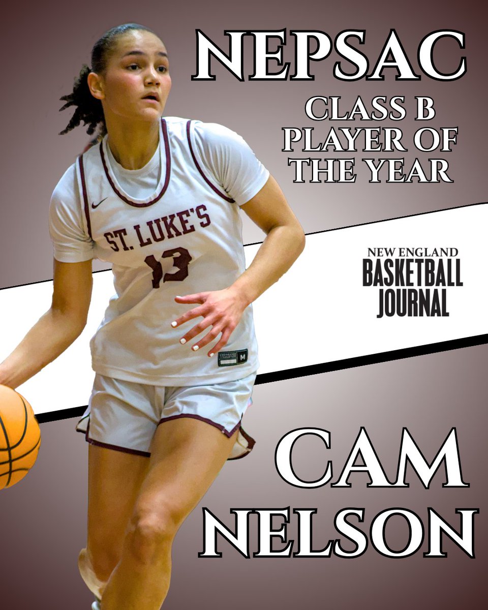New England Basketball Journal (@nehoopjournal) on Twitter photo Our inaugural NEPSAC Class B Girls Player of the Year: Cam Nelson.
The Syracuse-bound point guard grew as a playmaker and vocal leader this season, leading St. Luke's to the Class B final.
Read <a href="/ethman43/">Ethan Fuller</a>'s interview with Nelson: basketballjournal.com/2025/04/25/202… Our inaugural NEPSAC Class B Girls Player of the Year: Cam Nelson.
The Syracuse-bound point guard grew as a playmaker and vocal leader this season, leading St. Luke's to the Class B final.
Read <a href="/ethman43/">Ethan Fuller</a>'s interview with Nelson: basketballjournal.com/2025/04/25/202…