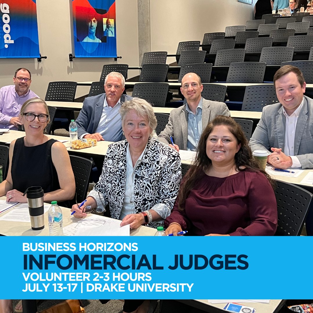 Business Horizons students create infomercials to promote their products...volunteer to offer feedback and encouragement!  

We’re so thankful for our incredible volunteers who make BH possible!