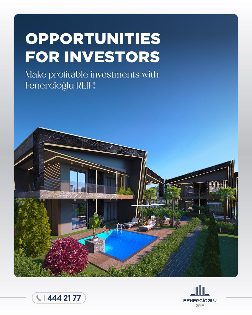 FenerciogluGYF's tweet image. 🌟 Opportunities never end with Fenercioğlu REIF!

In the world of investments, strong projects and profitable opportunities await you. The right time, the right investment!

#FenercioğluREIF #InvestmentOpportunities #ProfitableProjects #InvestmentTime