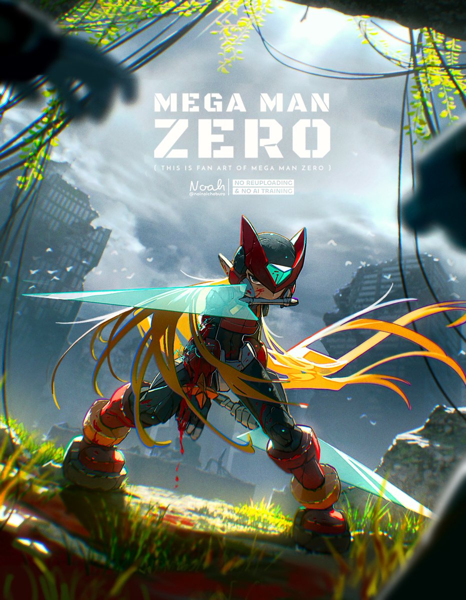 片腕負傷
 #ロックマンゼロ