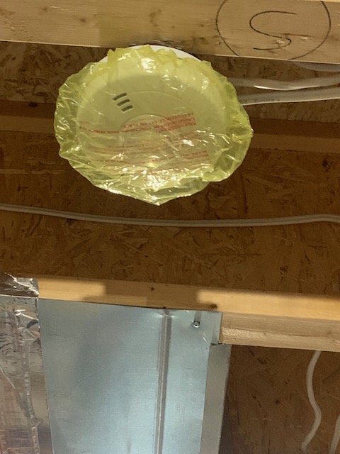 ATTENTION HOMEOWNERS OF NEWLY BUILT HOMES

This home is 2 years old, the construction cover was still on the alarm in the basement.
Your alarms will not function in the event of smoke or fire with this cover on
If you have questions, give us a call 905-871-1600